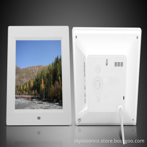 Super Thin 8-inch Digital Picture Frame with SD Card Lock Function